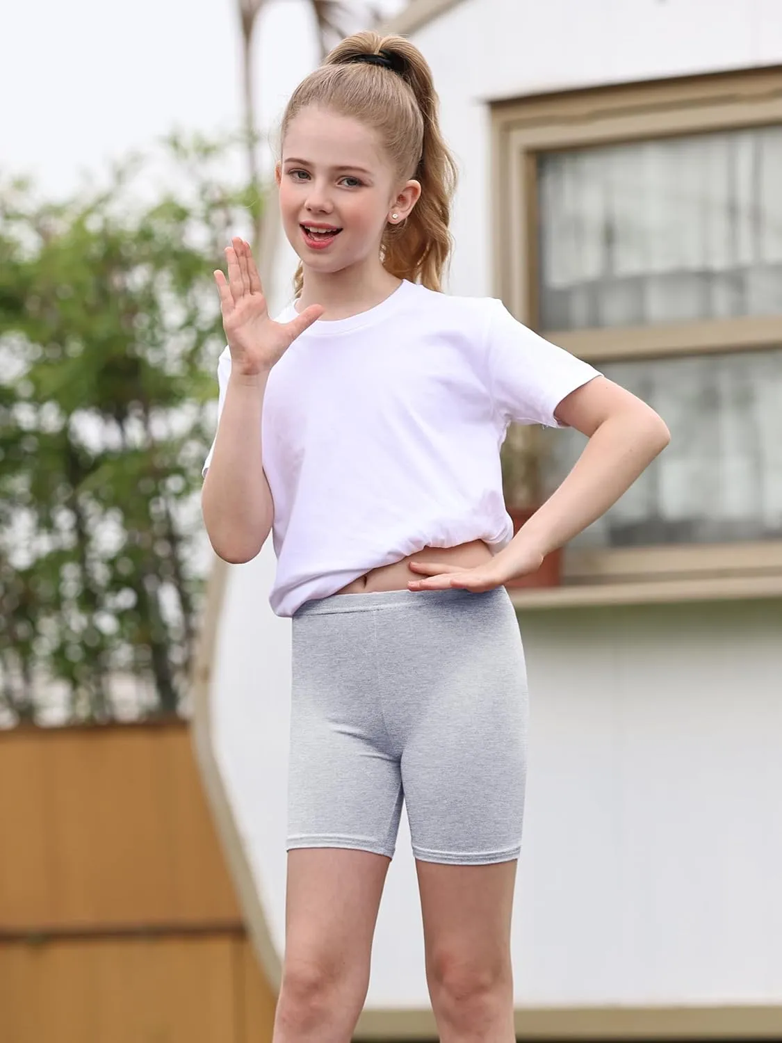 10 Pack Girls Dance Shorts Cartwheel Toddler Biker Under Dress Multi-Color Kids Bike Shorts Girls Clothes