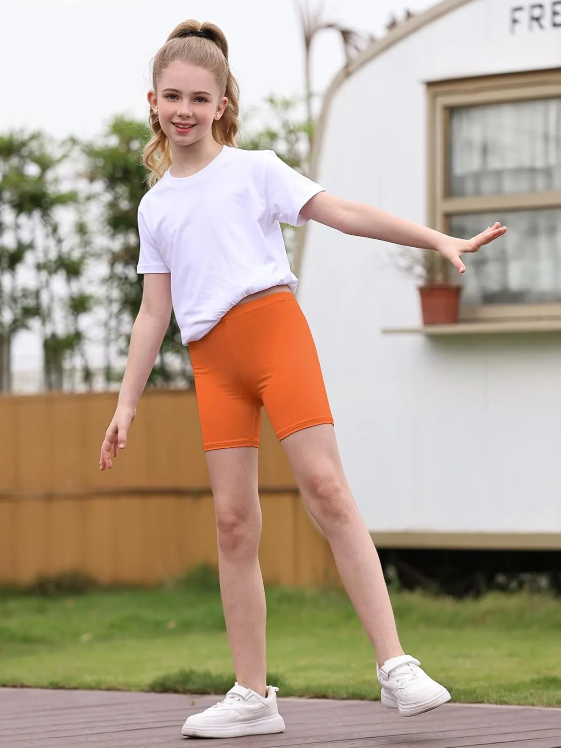 16 Pack Girls Dance Shorts Toddler Bike Biker Under Dress Cartwheel Kids Shorts Multi-Color Girls Clothes