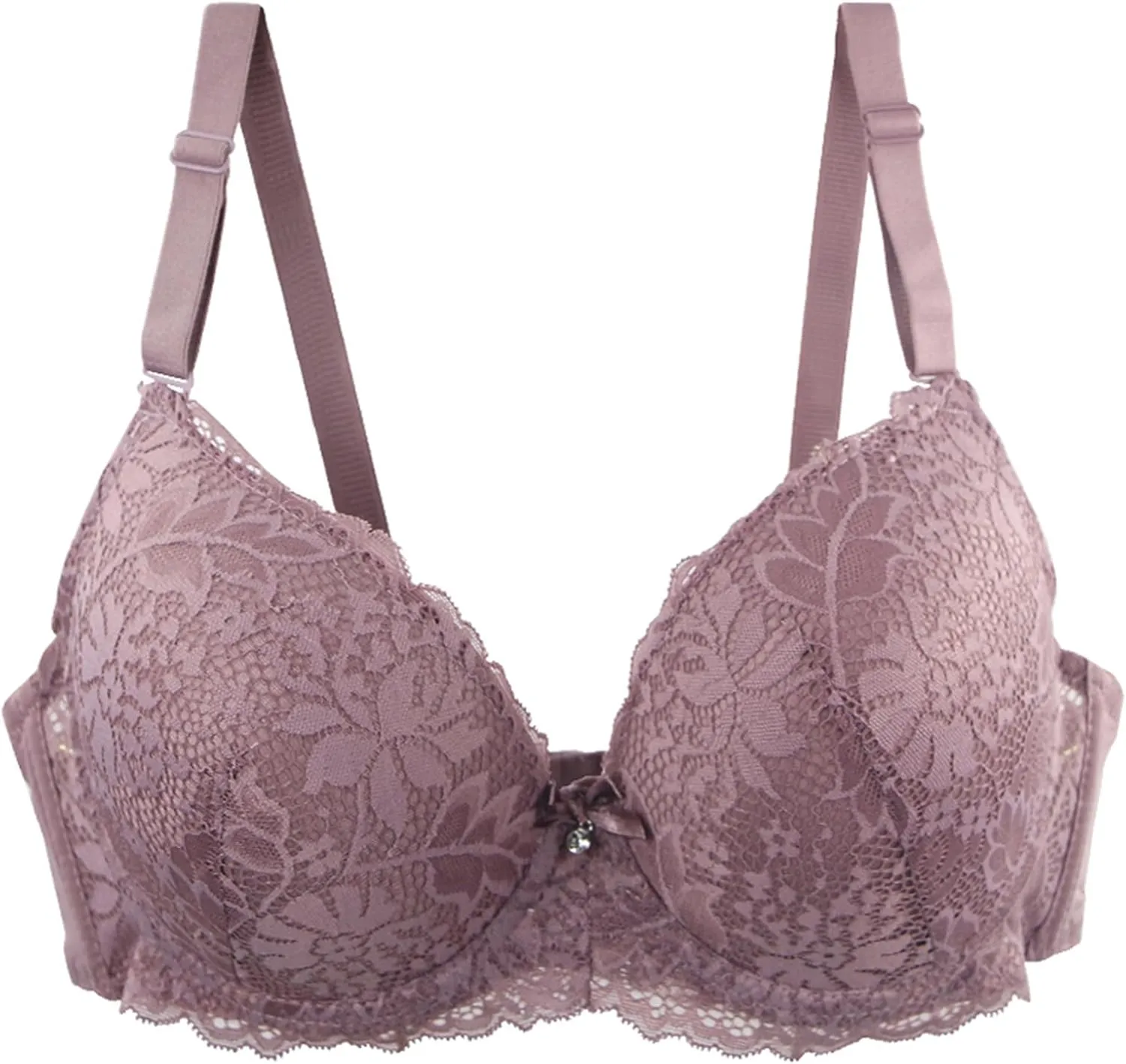 3 Pack Lace Bralettes for Women Set Push up No Underwire Full Coverage Everyday Bra Bralette Plus Size