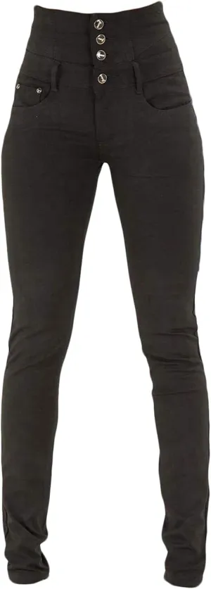 Andongnywell Plus Size Skinny High Waisted Jeans Leggings for Women Butt Lift Denim Jeans Jeggings Trousers