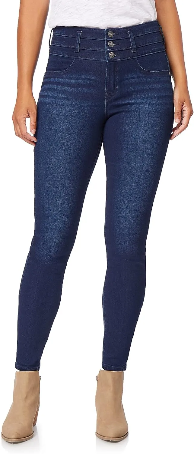 Angels Forever Young Evershape Skinny Jeans For Women - Mid-rise​​, Figure Enhancing Stretch Denim