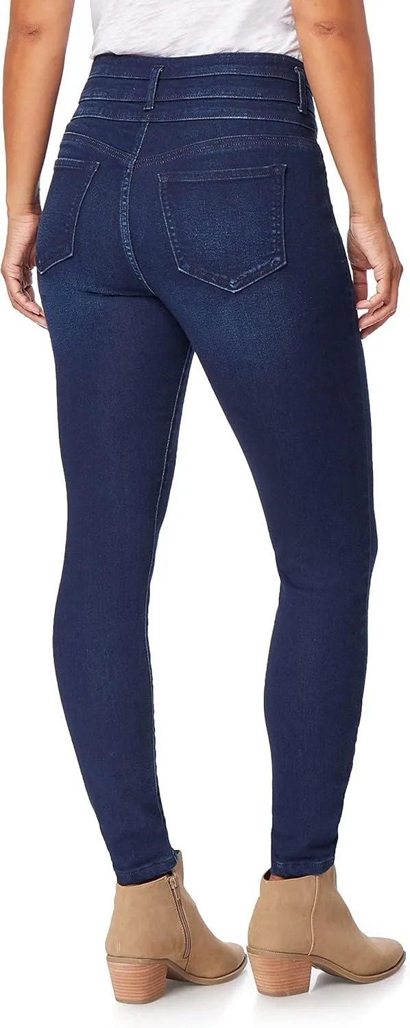 Angels Forever Young Evershape Skinny Jeans For Women - Mid-rise​​, Figure Enhancing Stretch Denim