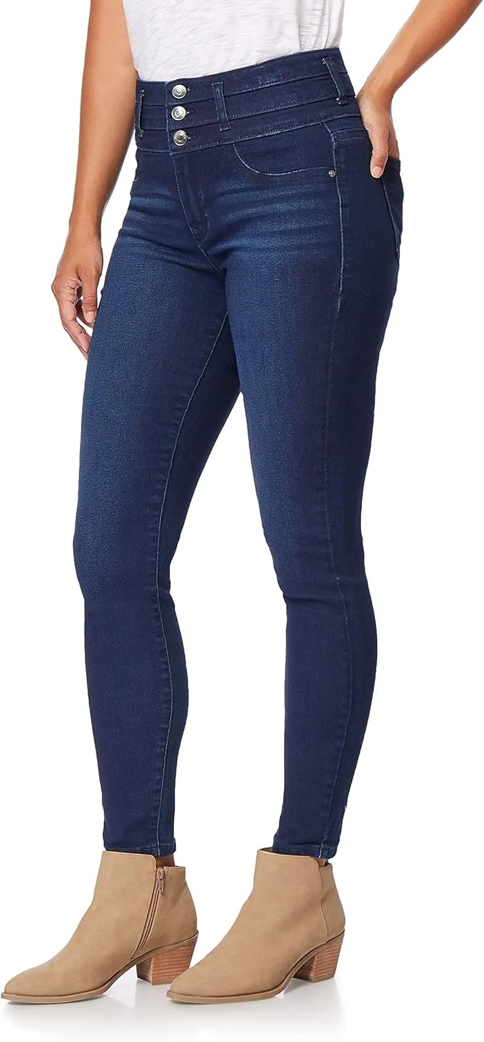 Angels Forever Young Evershape Skinny Jeans For Women - Mid-rise​​, Figure Enhancing Stretch Denim