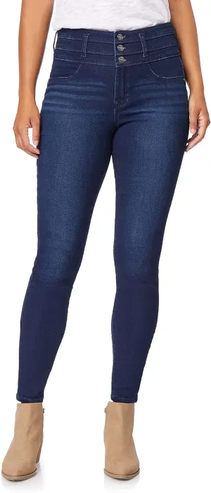 Angels Forever Young Evershape Skinny Jeans For Women - Mid-rise​​, Figure Enhancing Stretch Denim