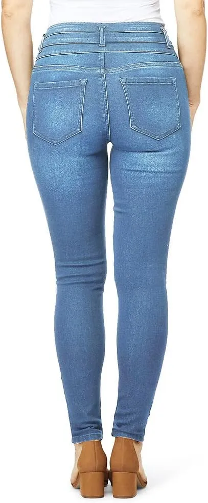 Angels Forever Young Evershape Skinny Jeans For Women - Mid-rise​​, Figure Enhancing Stretch Denim
