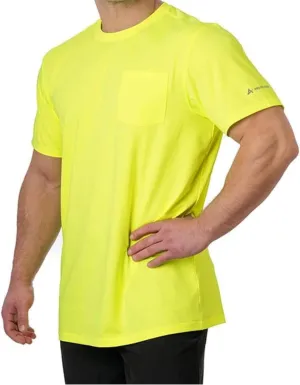 Arctic Cool Men’s Crew Neck Instant Cooling Pocket Workwear Moisture Wicking Performance UPF 50  Short Sleeve Shirt