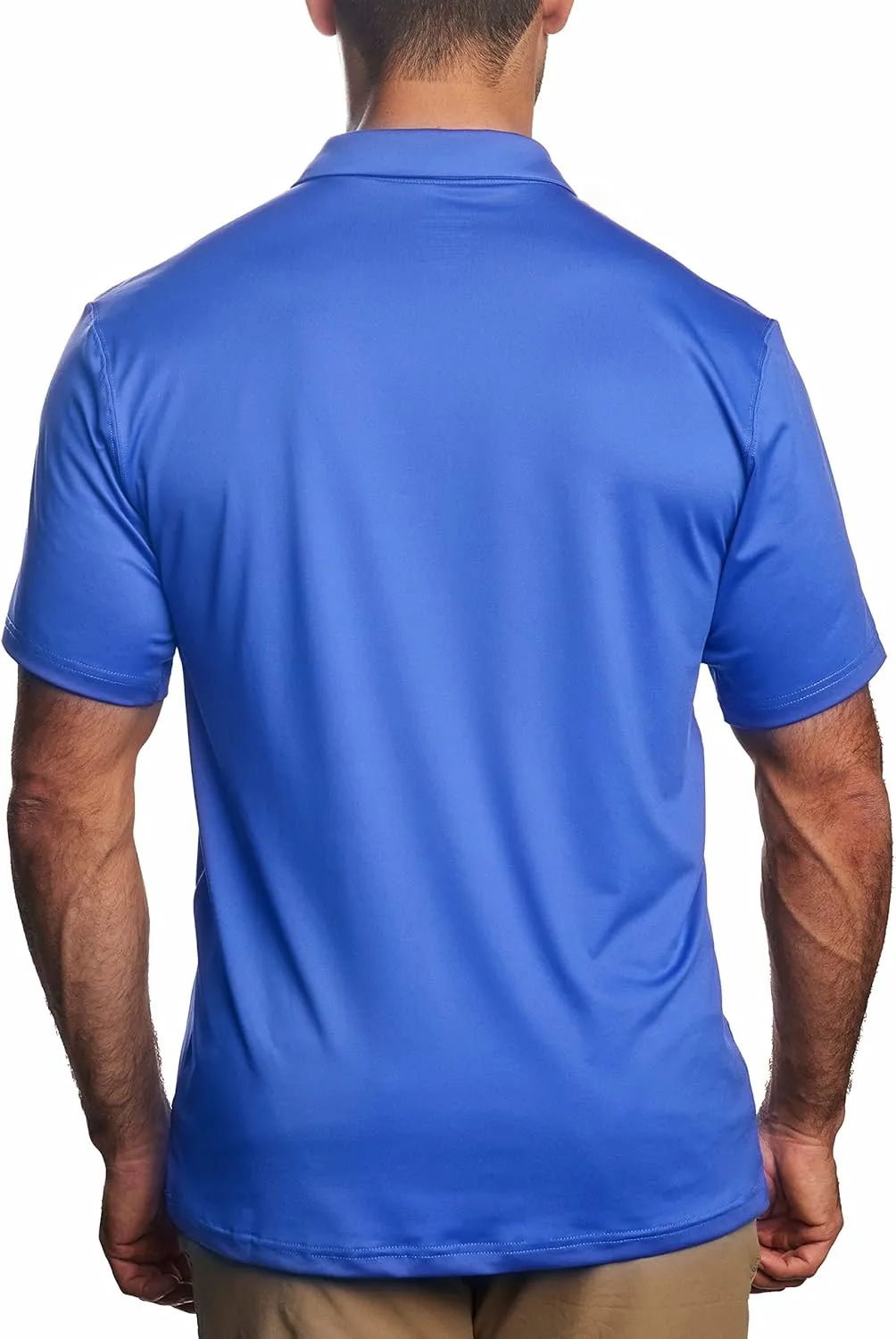 Arctic Cool Men’s Polo Instant Cooling Moisture Wicking Performance UPF 50  Short Sleeve Polo
