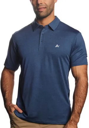 Arctic Cool Men’s Polo Instant Cooling Moisture Wicking Performance UPF 50  Short Sleeve Polo