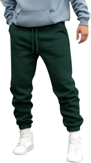 Big and Tall Sweatpants for Men Lightweight Joggers Quick Dry Warm Sherpa Lined Athletic Sweatpants Winter Drawstring