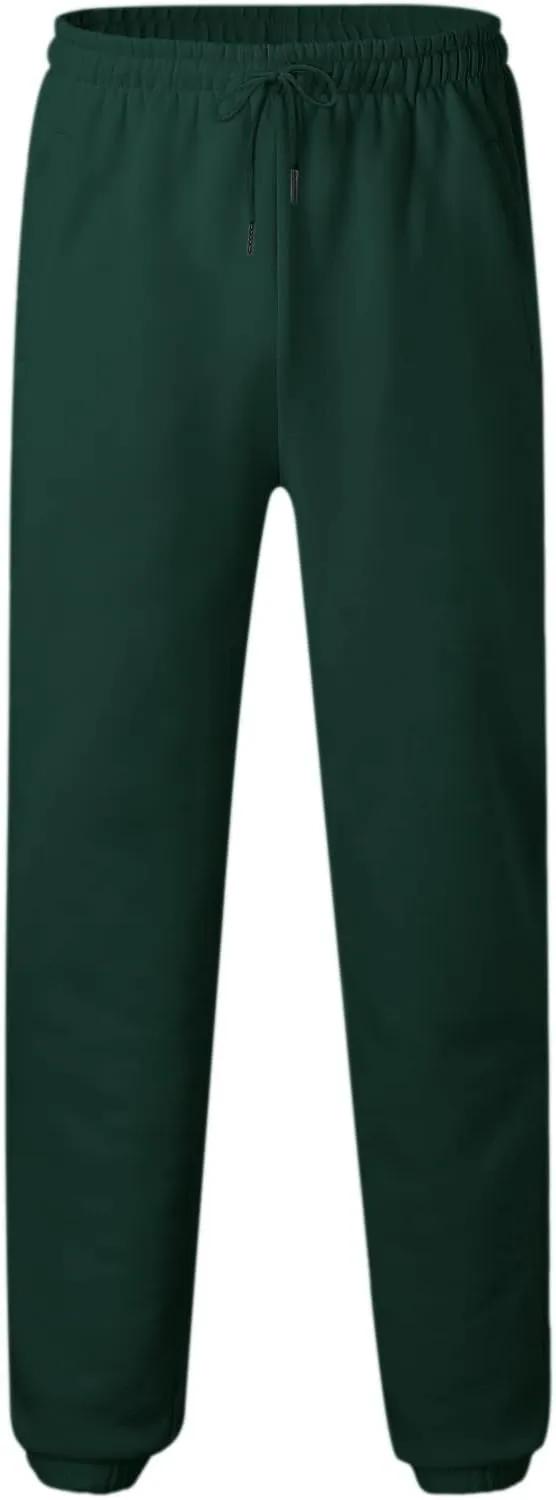 Big and Tall Sweatpants for Men Lightweight Joggers Quick Dry Warm Sherpa Lined Athletic Sweatpants Winter Drawstring