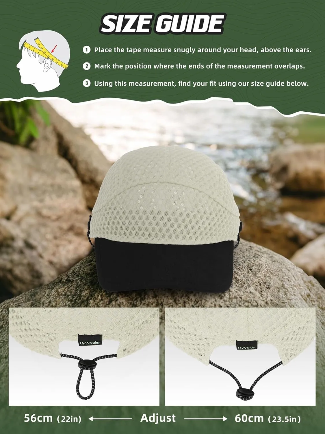Breathable Baseball Caps for Men Women, Lightweight Mesh Beach Hat for Surfing, Cycling, Boating, Golf, Waterpark
