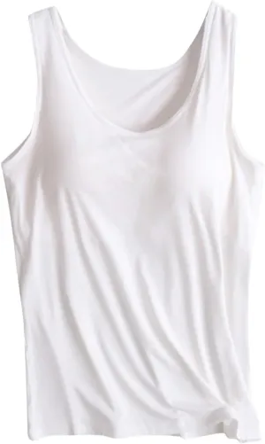 Built in Bra Tank Tops for Women Summer Tank Top Shelf Bra Padded Athletic Tank Tops Workout Sports Bra Top for 2024