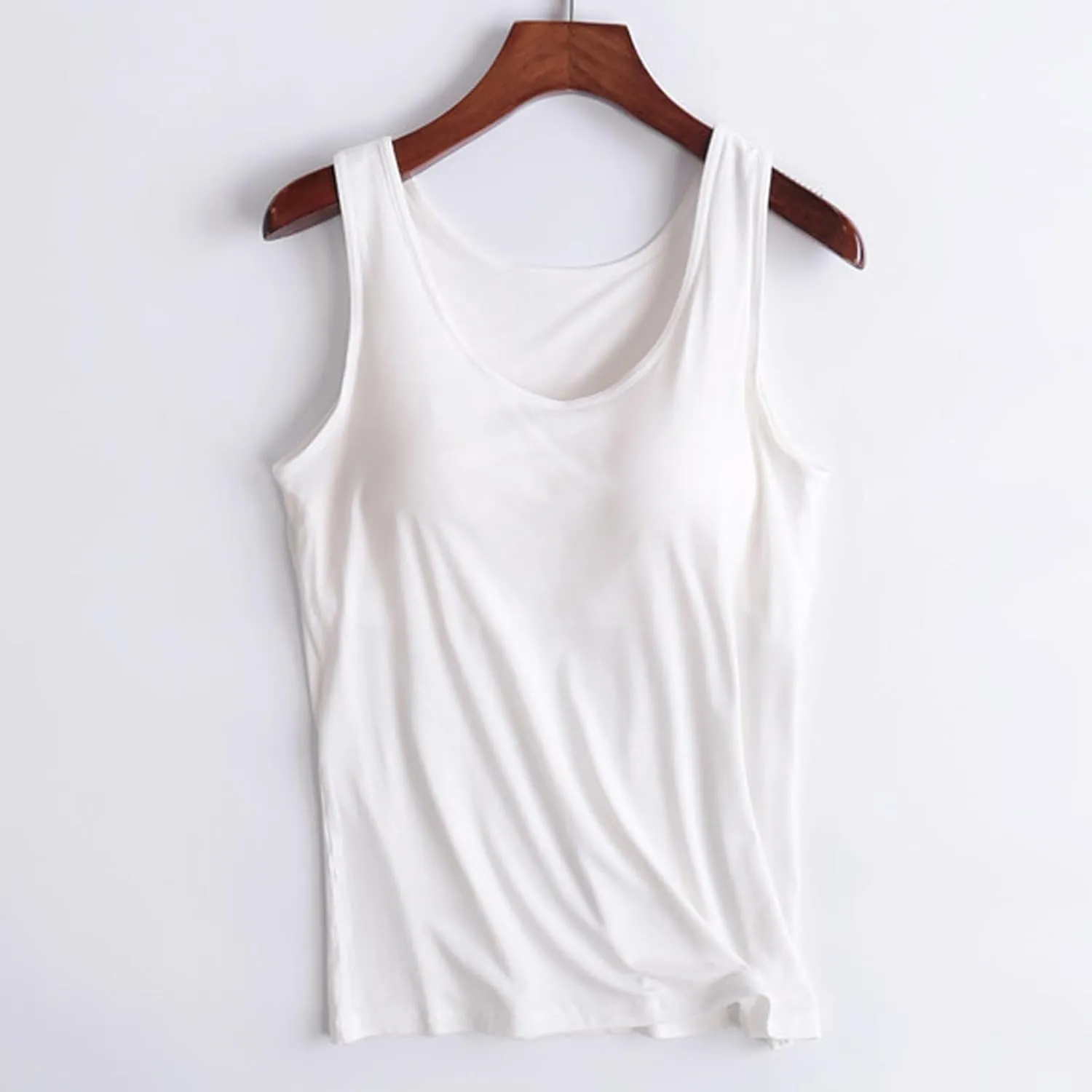 Built in Bra Tank Tops for Women Summer Tank Top Shelf Bra Padded Athletic Tank Tops Workout Sports Bra Top for 2024