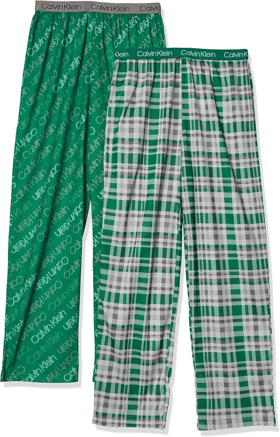 Calvin Klein Boys' Sleepwear Super Soft Brushed Micro Pajama Pants (2 Pack)