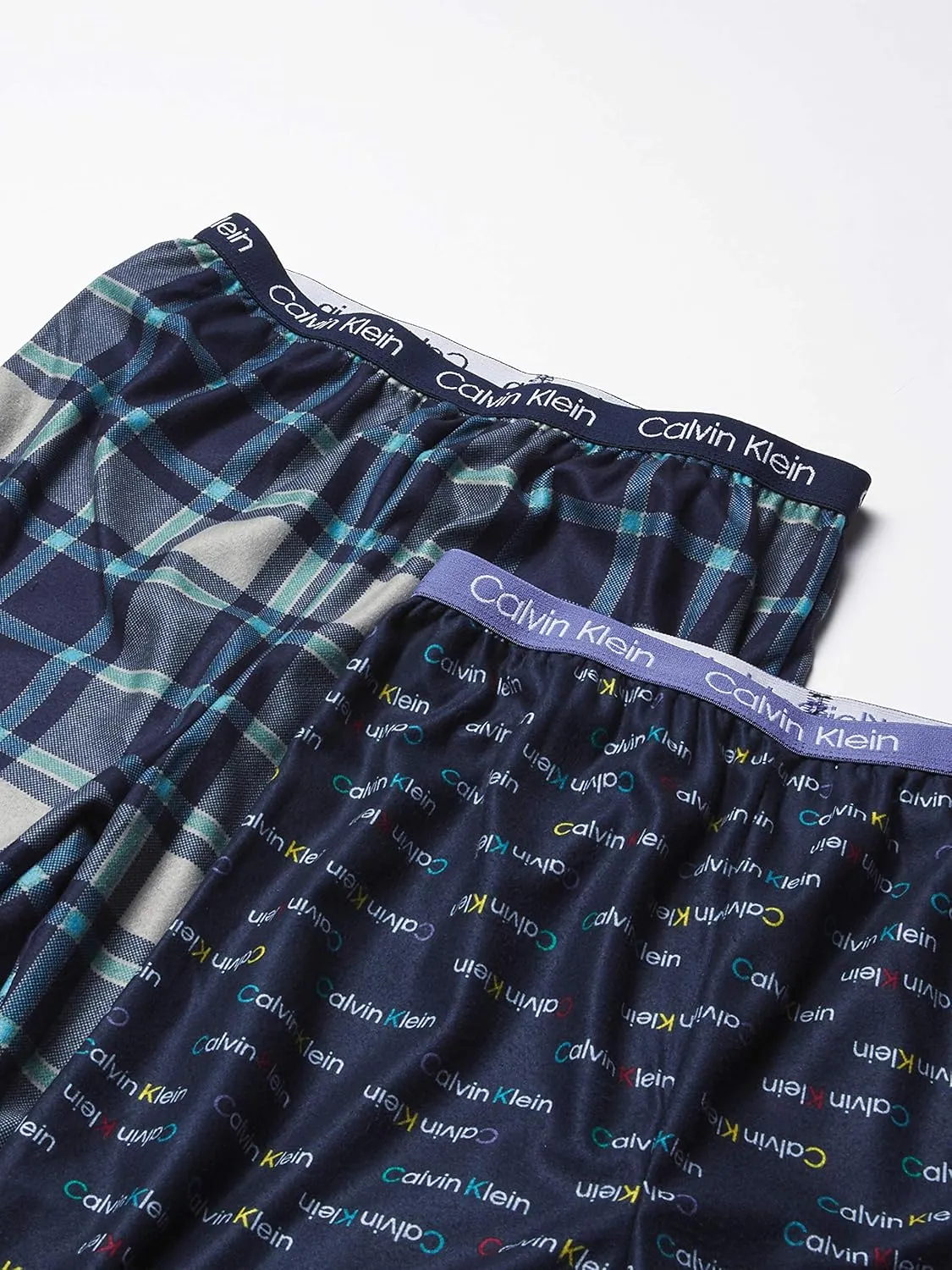 Calvin Klein Boys' Sleepwear Super Soft Brushed Micro Pajama Pants (2 Pack)