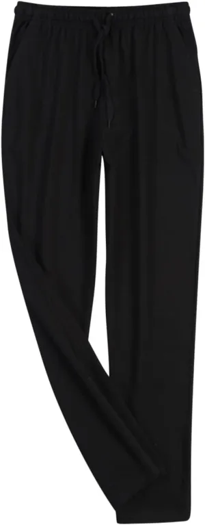 Cambkatl Men's Comfy Modal Pajama Pants Loose Drawstring Lounge Pants Sleepwear Bottom with Pockets