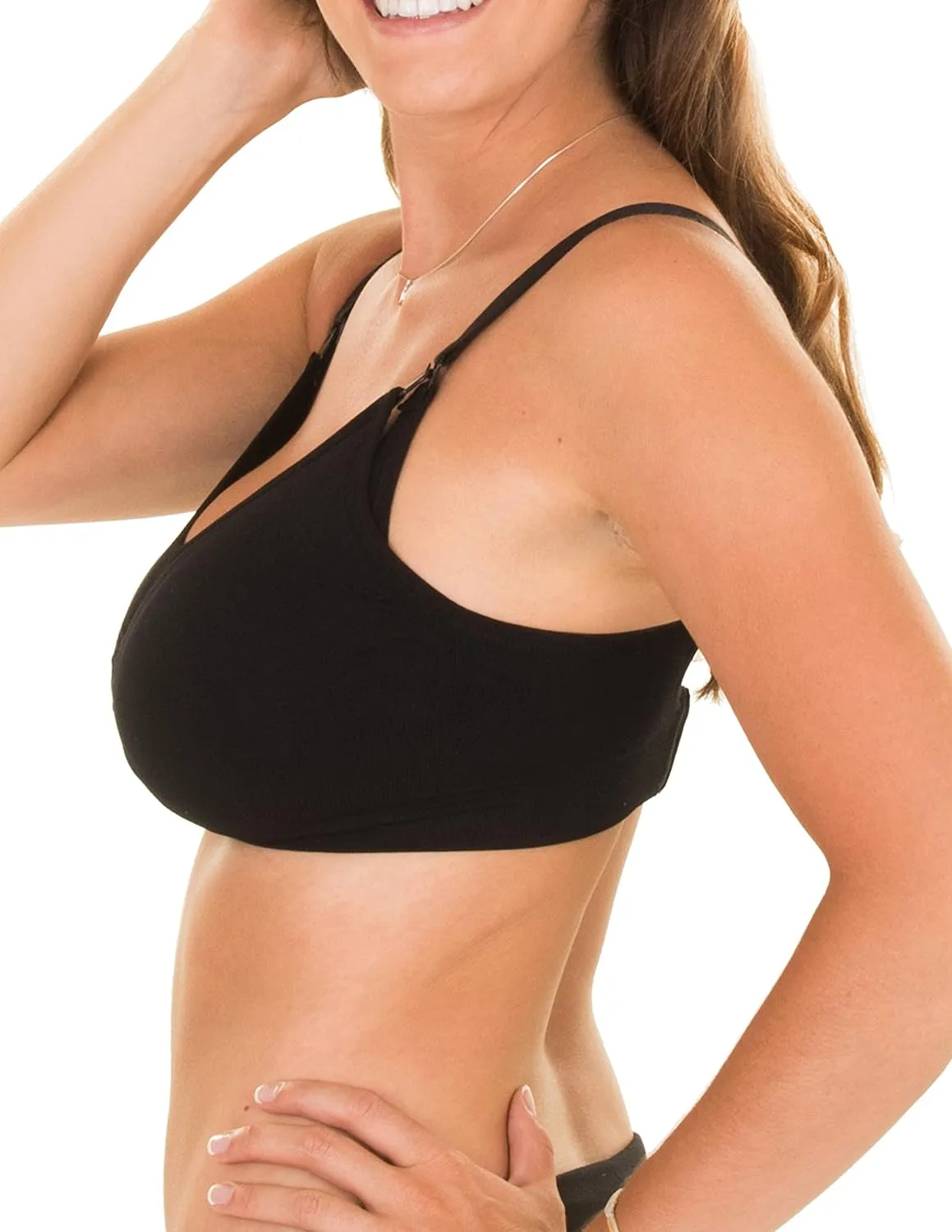 Caramel Cantina 3 Pack Nursing Maternity Soft Support Bra