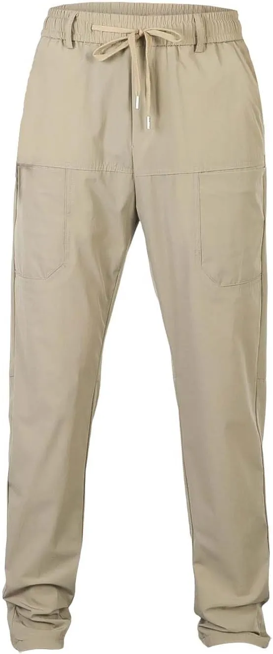 Cargo Pants for Men Athletic Multipants - High Lounge Sweatpants Stretch Multi-Pocket Durable Loose Fit Trousers