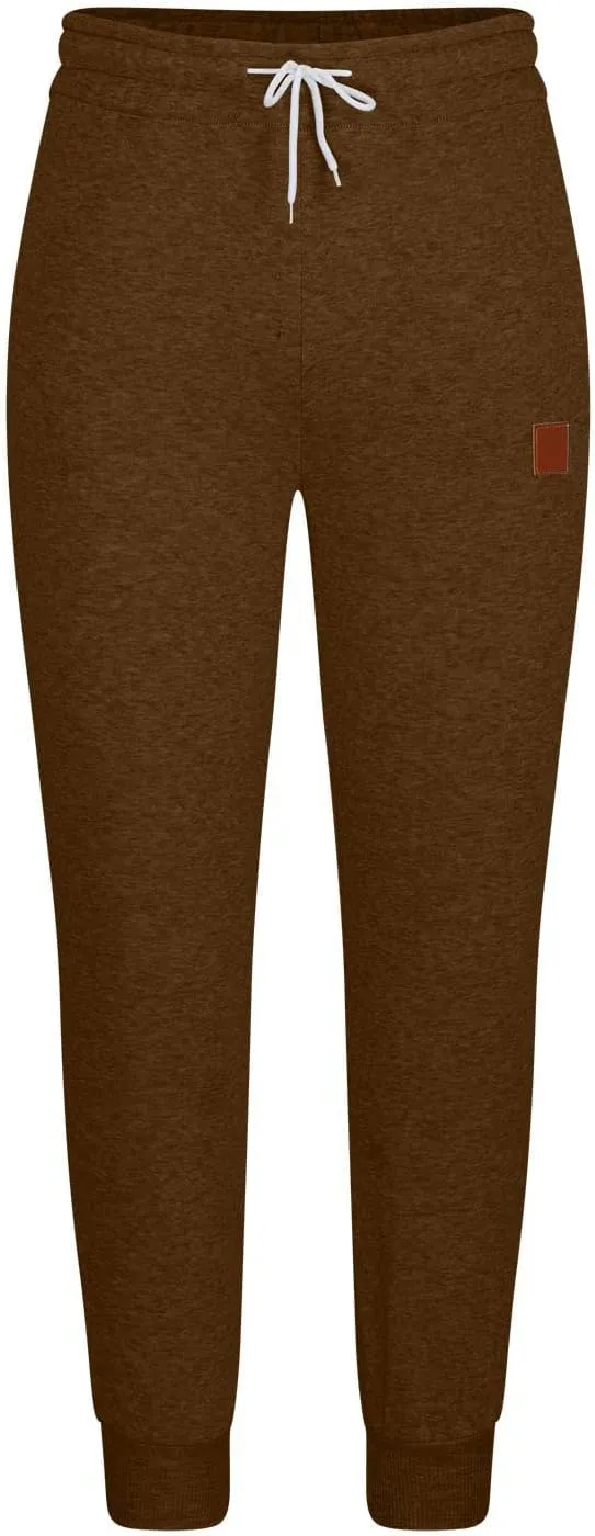 Cargo Sweatpants for Men Drawstring Loose Fit Fleece Joggers Elastic Waist Sports Athletic Trousers with Pockets