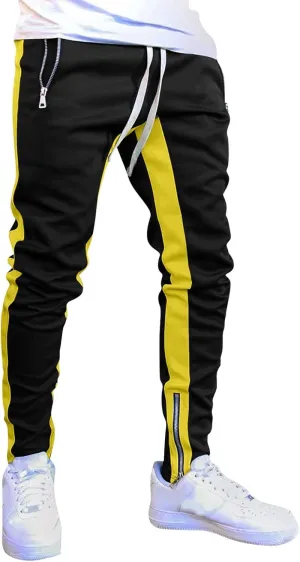 Cargo Sweatpants for Men Tactical Pants Lightweight Hiking Workout Jogger Mens Streetwear Reflective Tactical Track