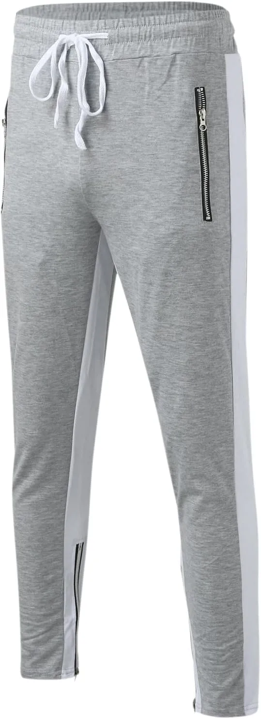 Cargo Sweatpants for Men Tactical Pants Lightweight Hiking Workout Jogger Mens Streetwear Reflective Tactical Track