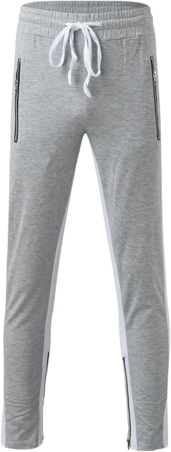 Cargo Sweatpants for Men Tactical Pants Lightweight Hiking Workout Jogger Mens Streetwear Reflective Tactical Track