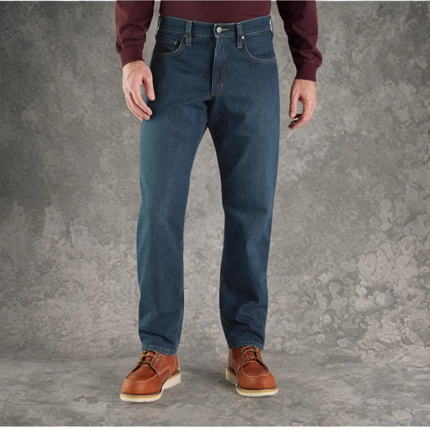 Carhartt Men's Relaxed Fit Flannel-Lined 5-Pocket Jean