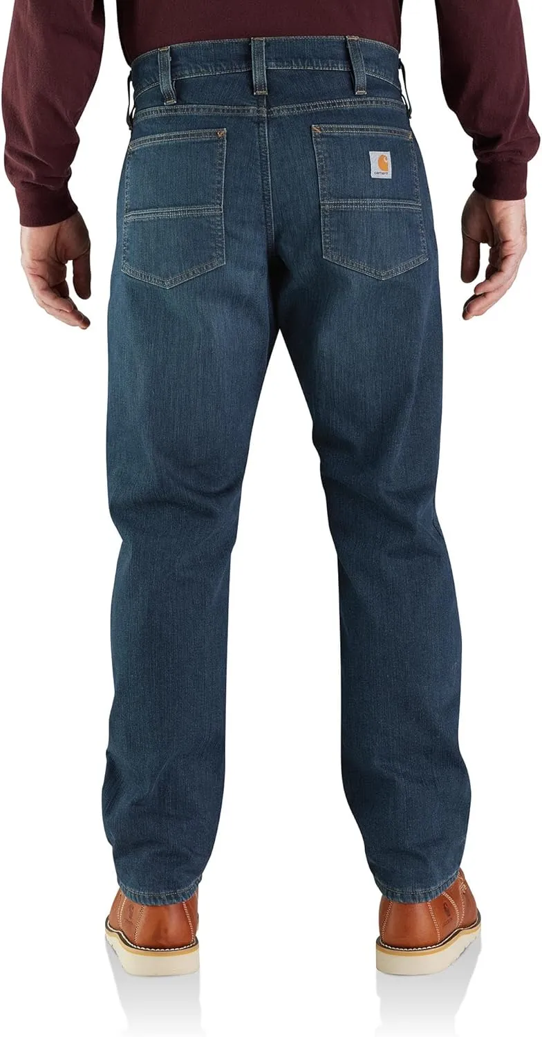 Carhartt Men's Relaxed Fit Flannel-Lined 5-Pocket Jean