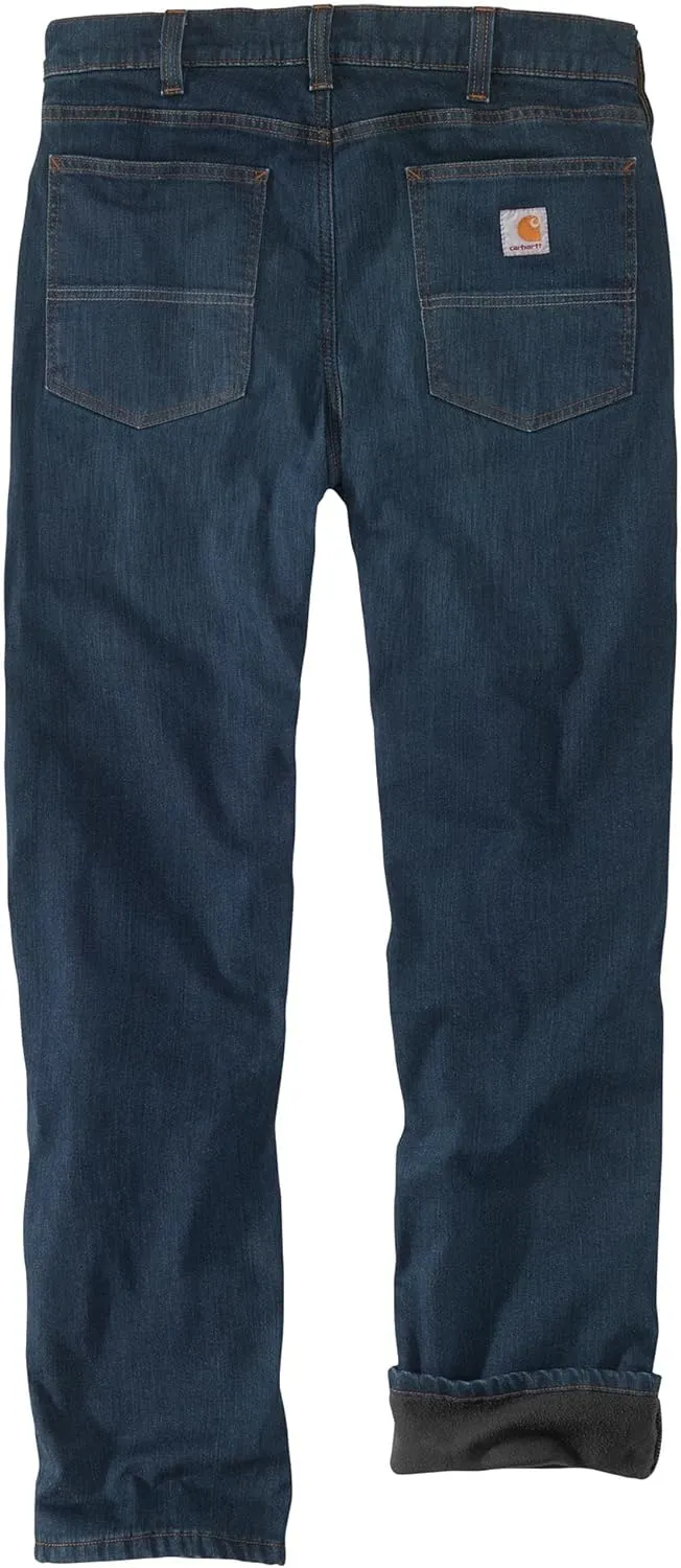 Carhartt Men's Relaxed Fit Flannel-Lined 5-Pocket Jean