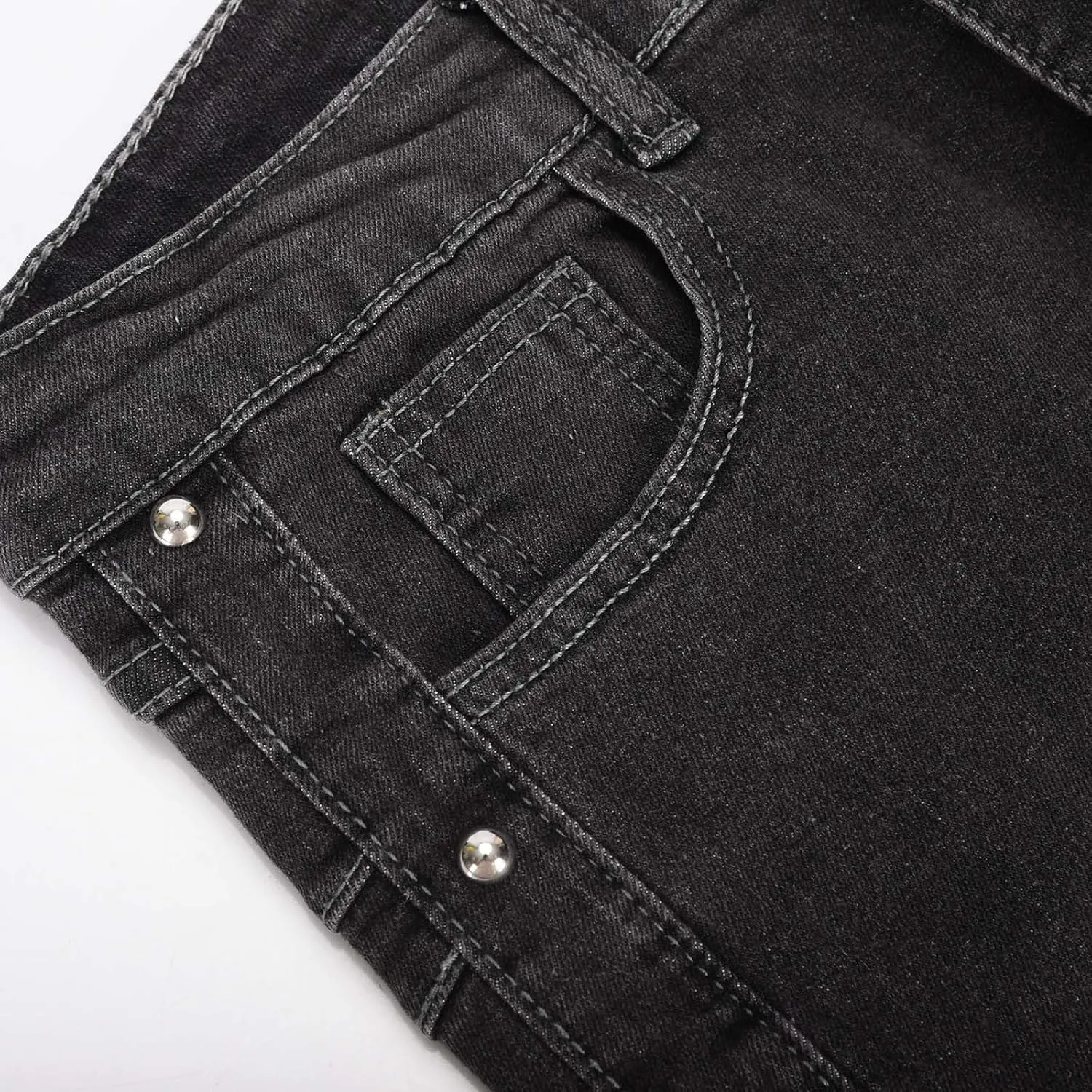 Flare Jeans for Women Plus Size High Waisted Stretch Bell Bottom Jeans Casual Fashion Y2k Denim Pants Side Rhinestone