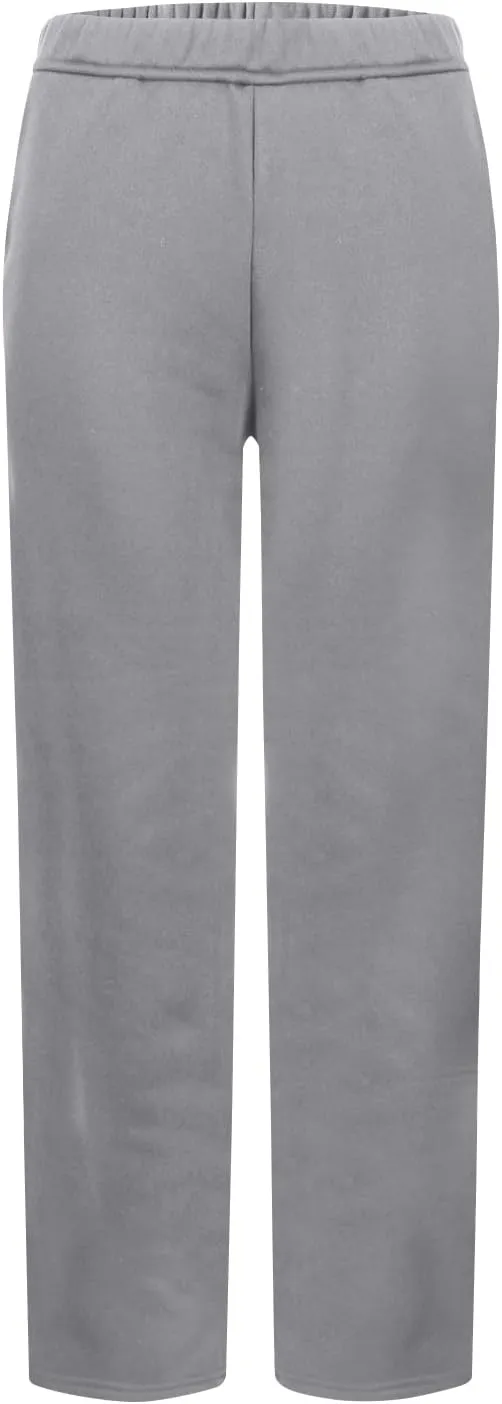 Fleece Wide Leg Sweatpants Women Baggy Lightweight Lounge Pants with Pockets Elastic High Waisted Athletic Pants