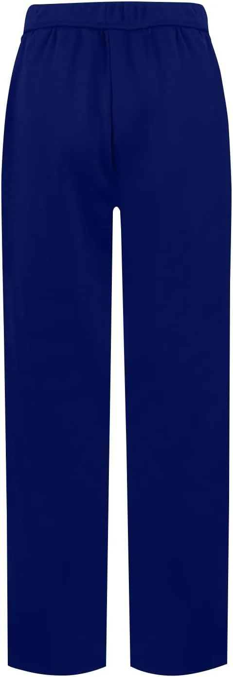 Fleece Wide Leg Sweatpants Women Baggy Lightweight Lounge Pants with Pockets Elastic High Waisted Athletic Pants