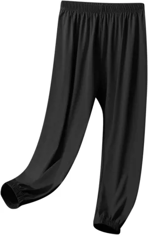 Girls Joggers Pants Lightweight Quick Dry Running Workout Sweatpants Kids Elastic Waist Summer Anti-Mosquito Joggers