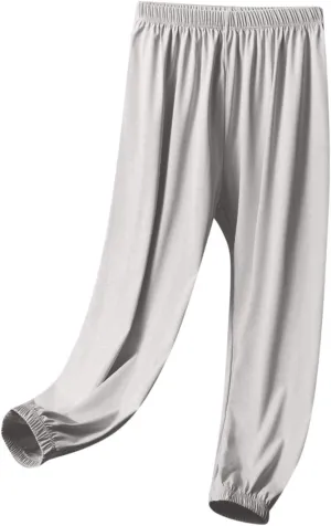 Girls Joggers Pants Lightweight Quick Dry Running Workout Sweatpants Kids Elastic Waist Summer Anti-Mosquito Joggers