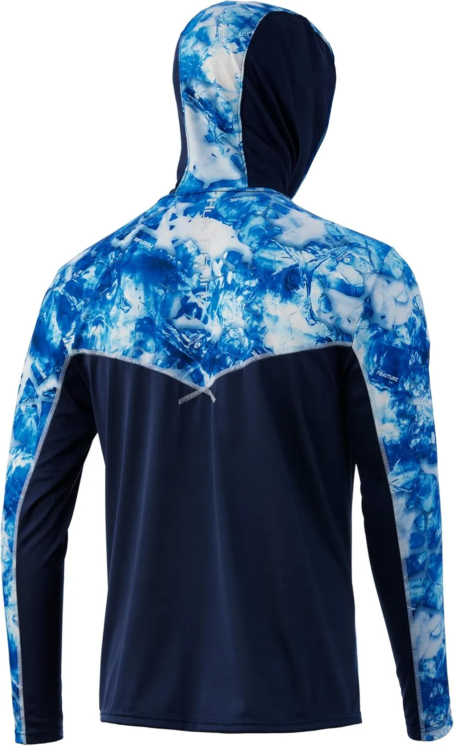 HUK Men's Icon X Camo Hoodie |UPF 50  Long-Sleeve Fishing Shirt