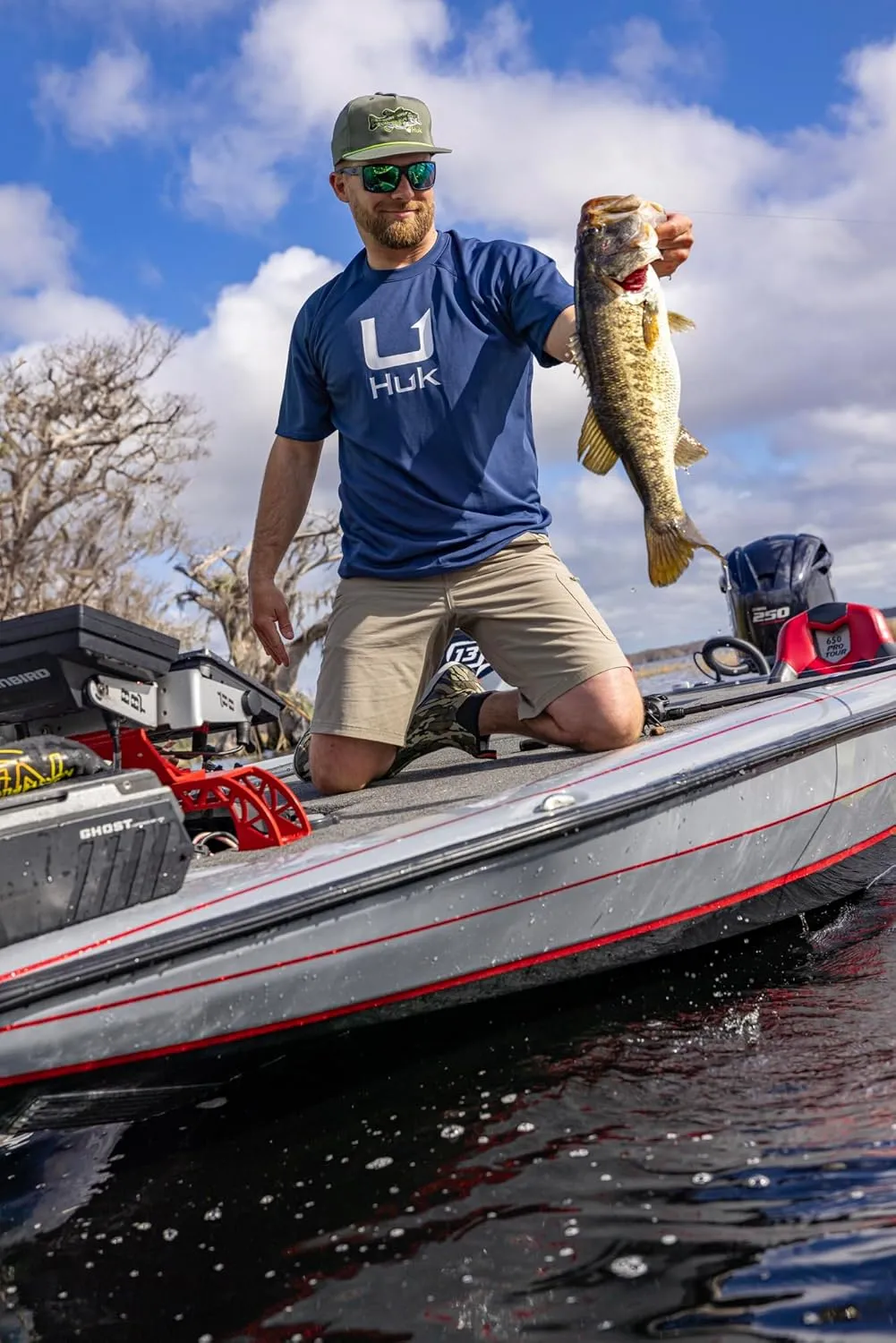 HUK Men's Icon X Crew, Short-Sleeve Performance Fishing Shirt
