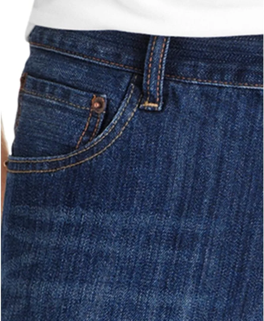 IZOD Men's Big and Tall Classic Denim Jeans (Regular and Relaxed Fit)