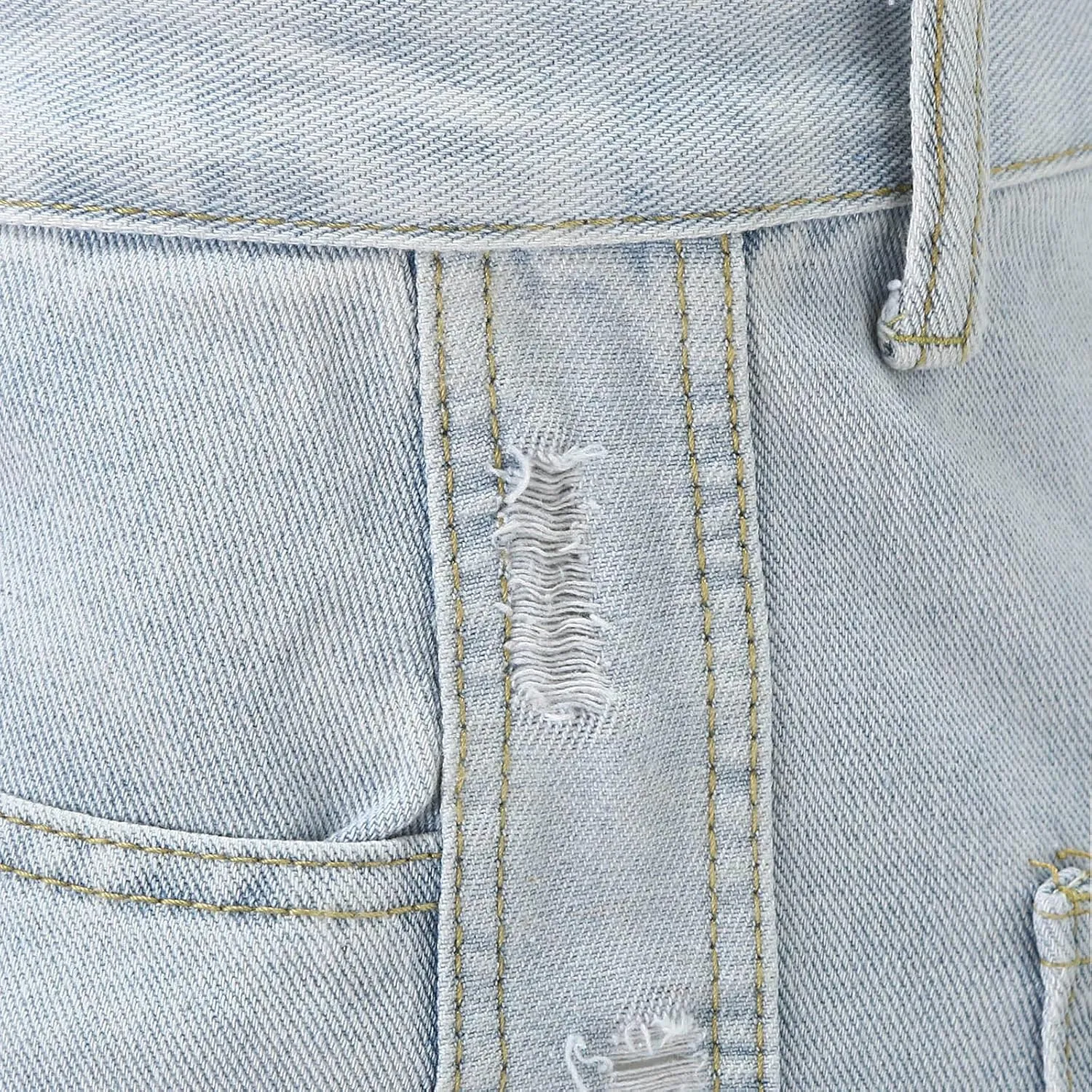 Jeans for Men Stretch Patchwork Relaxed Fit Vintage Straight Leg Casual Trousers Fashion Denim Pants