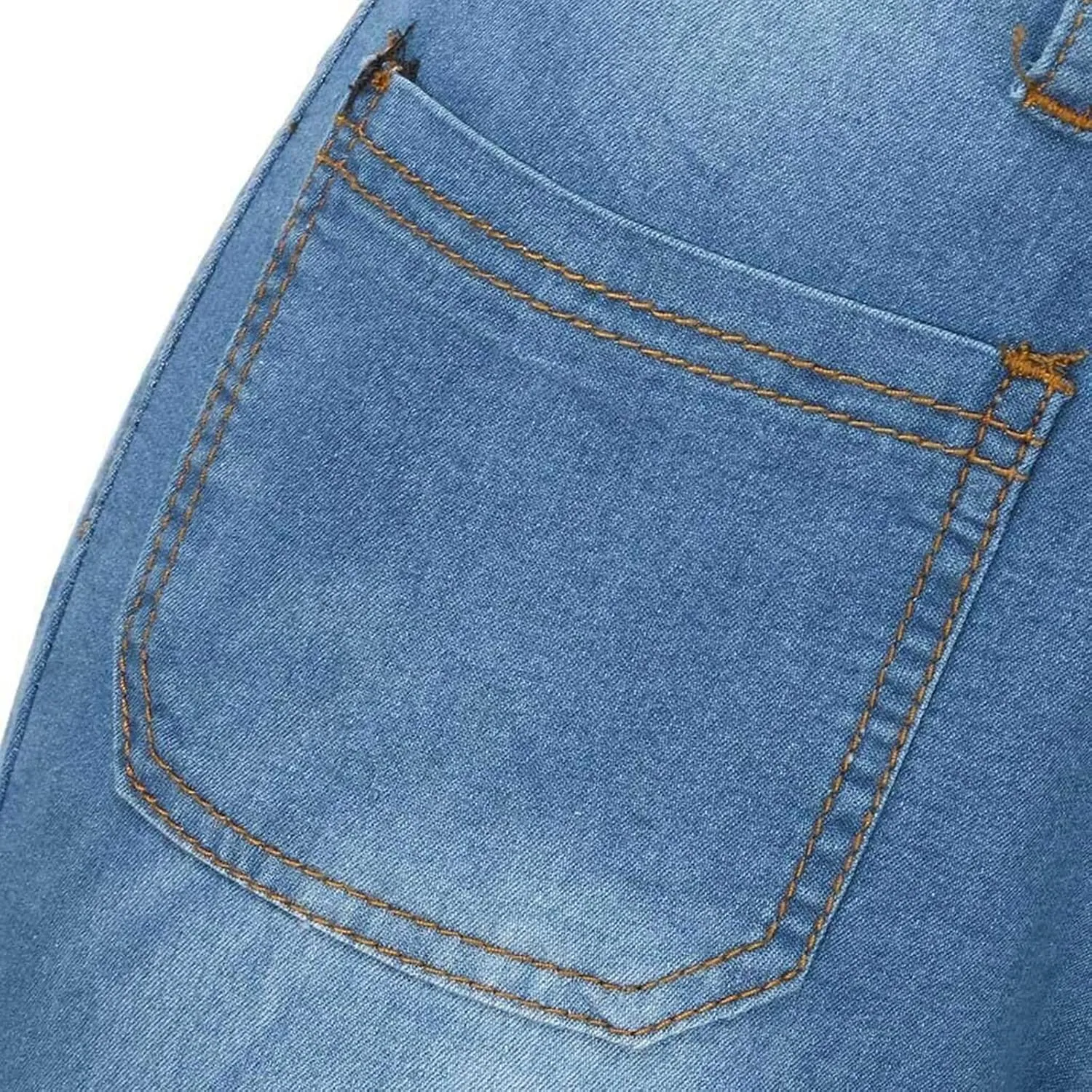 Jeans for Women Trendy Sexy Skinny Jeans High-Rise Stretch Button Comfy Lightweight Flare Denim Pants with Pocket