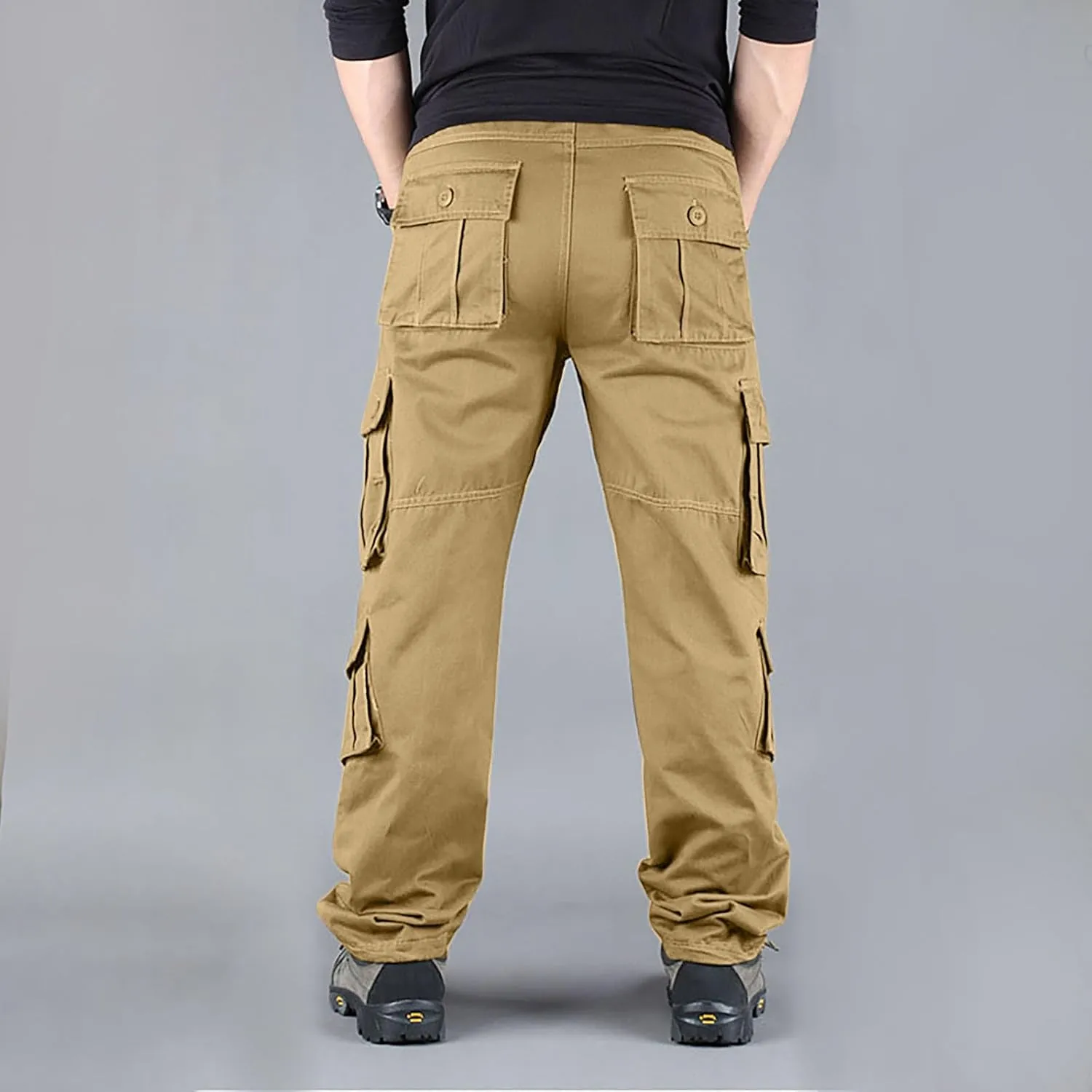 Joggers for Men Quick Dry Hiking Outdoor Workout Tactical Utility Sweatpants with Zipper Pockets