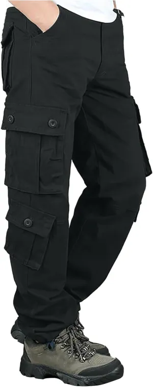 Joggers for Men Quick Dry Hiking Outdoor Workout Tactical Utility Sweatpants with Zipper Pockets