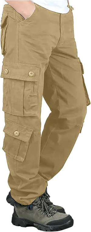 Joggers for Men Quick Dry Hiking Outdoor Workout Tactical Utility Sweatpants with Zipper Pockets