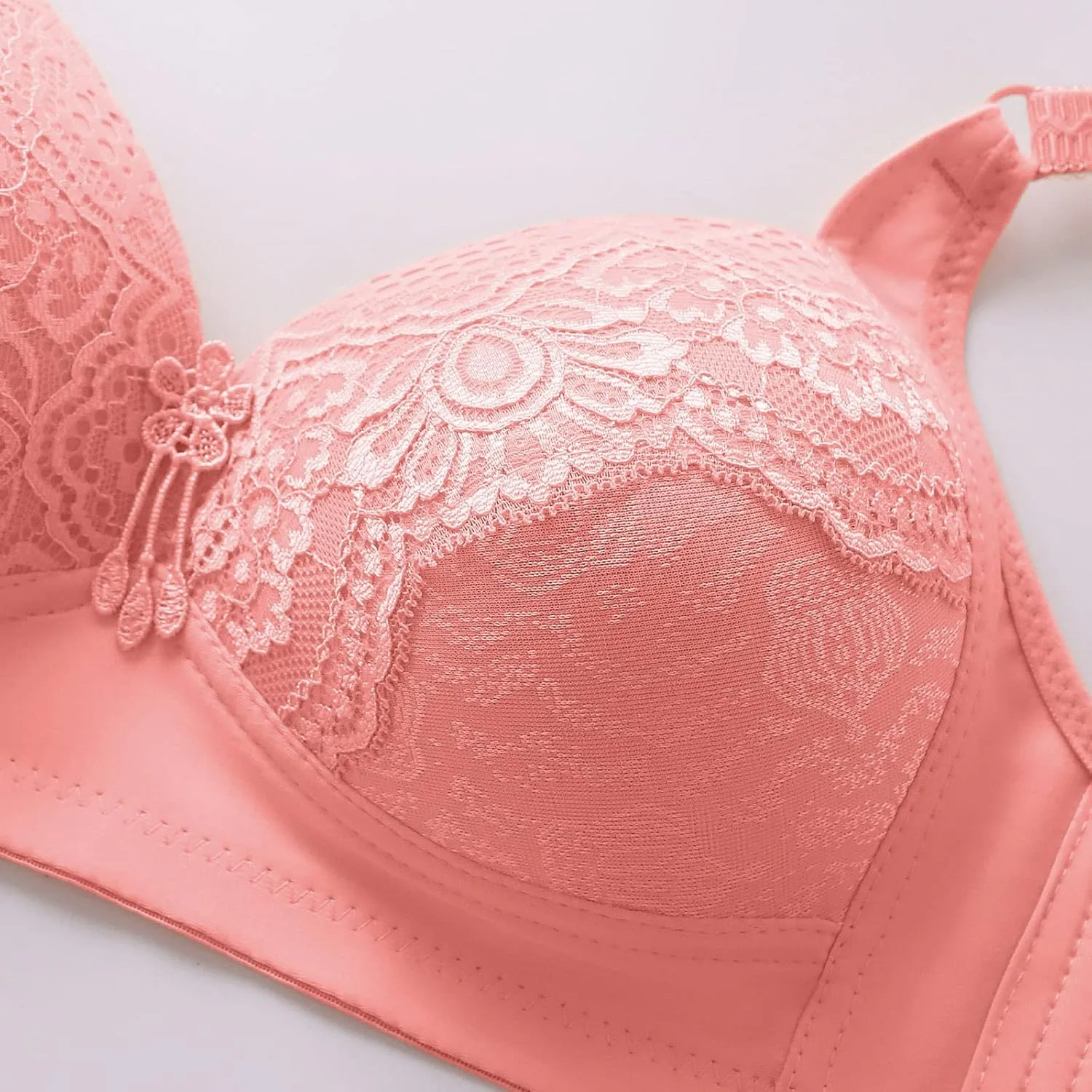 Lace Bras for Women Wireless Push up Full Coverage Support No Underwire Bralettes Sexy Soft Comfortable Everyday Bras