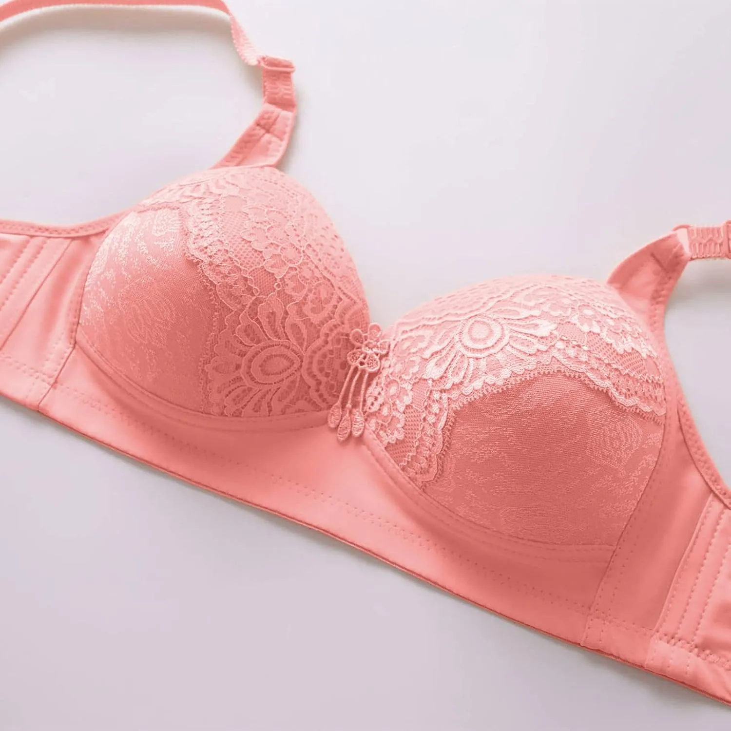 Lace Bras for Women Wireless Push up Full Coverage Support No Underwire Bralettes Sexy Soft Comfortable Everyday Bras
