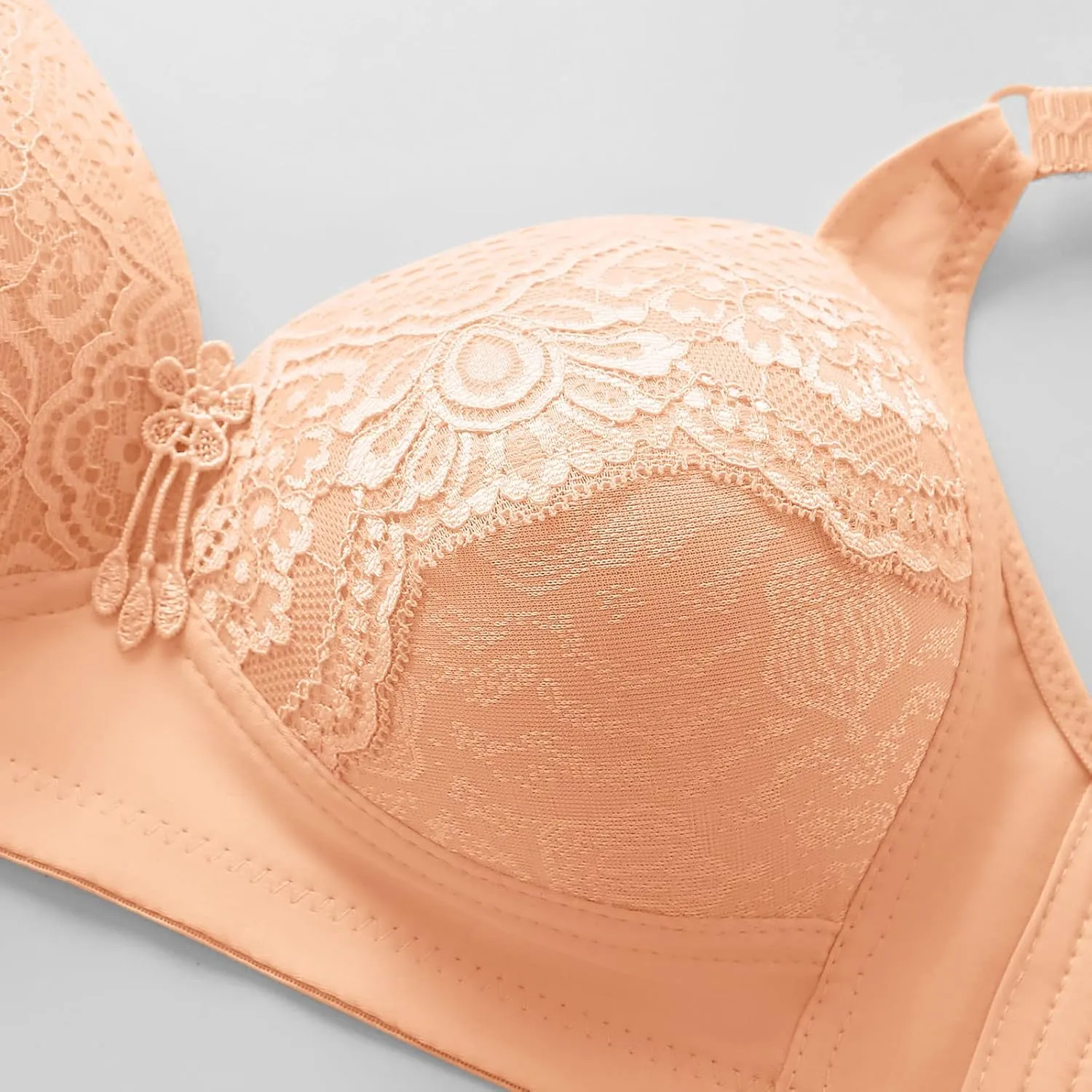 Lace Bras for Women Wireless Push up Full Coverage Support No Underwire Bralettes Sexy Soft Comfortable Everyday Bras