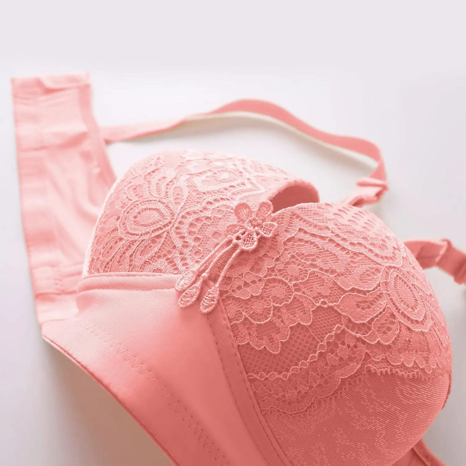 Lace Bras for Women Wireless Push up Full Coverage Support No Underwire Bralettes Sexy Soft Comfortable Everyday Bras