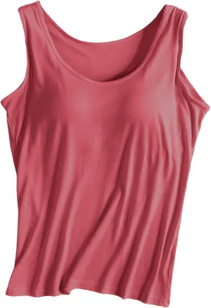 Last Orders Placed by me on Amazon Tank top for Women Tank Top with Built in Bra for Women Camisole Spaghetti Strap Workout Yoga Shirts Basic Padded Tank Tops 2025 Summer Clothes