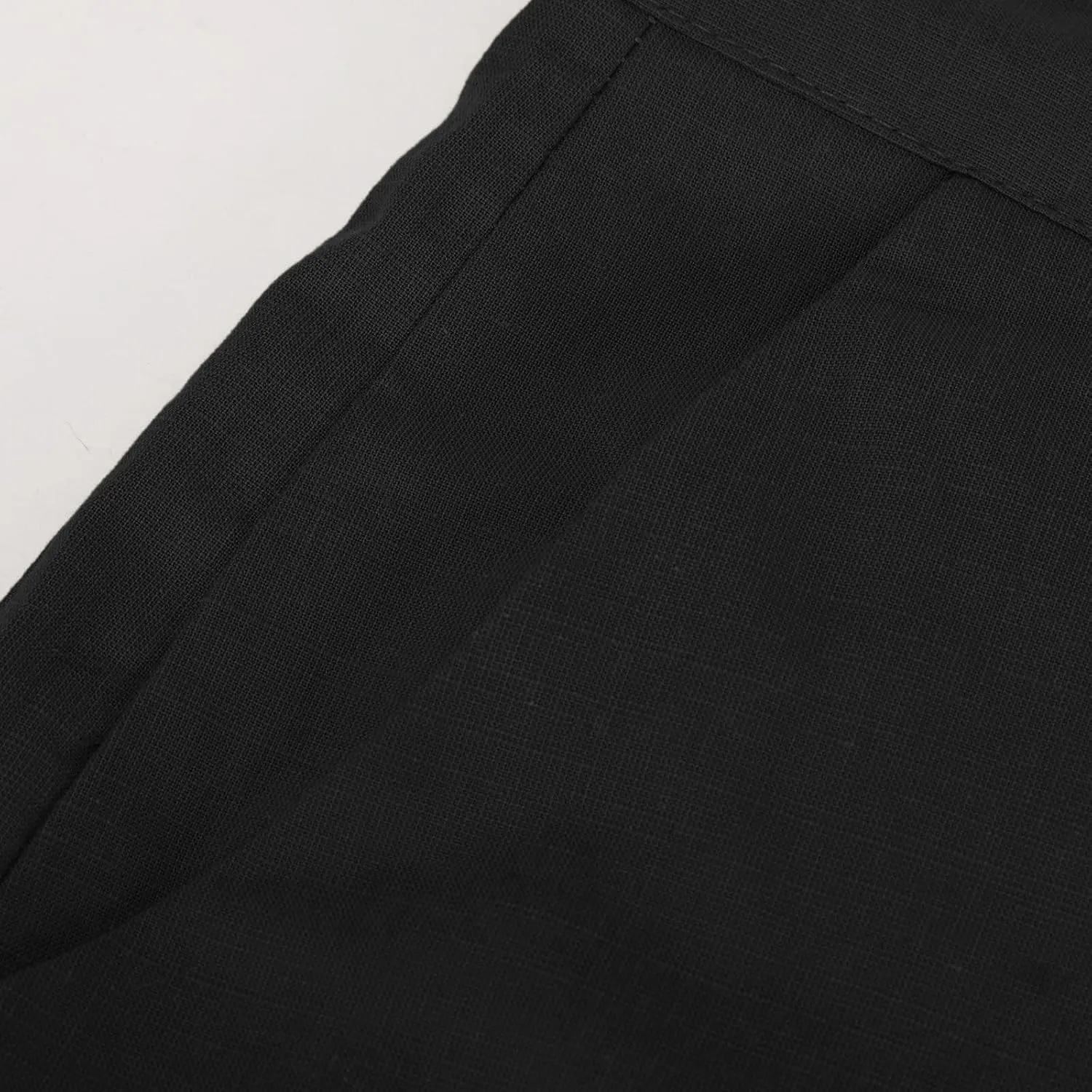 Lmdudan Men's Drawstring Loose Linen Beach Pants Lightweight Elastic Waist Yoga Lounge Straight Leg Trousers with Pockets