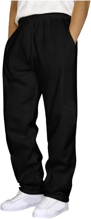 Men Cargo Pants with Pockets Stretch Drawstring Elastic Waist Sweatpants Tall Regular Fit Pants Tall Joggers Trousers