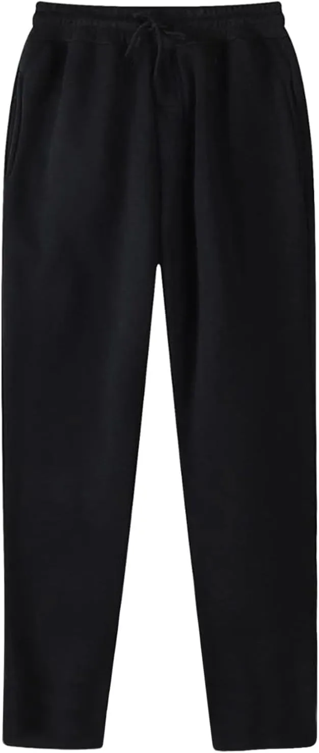 Men Cargo Pants with Pockets Stretch Drawstring Elastic Waist Sweatpants Tall Regular Fit Pants Tall Joggers Trousers